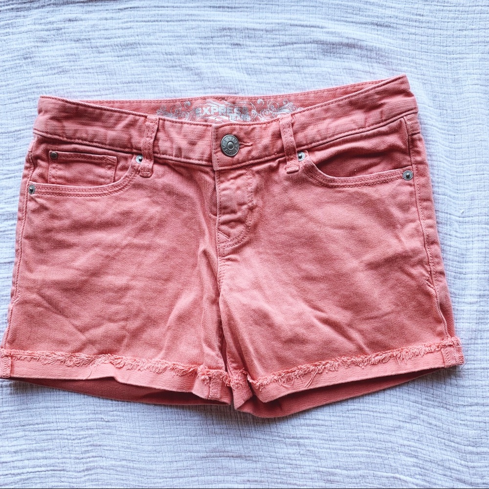 Express denim shorts
